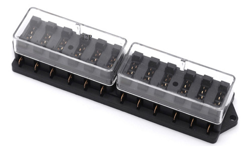 Caixa Porta Fusível Lamina 12 Vias Universal Para Adaptação