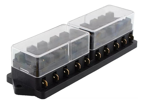 Caixa Porta Fusível Lamina 10 Vias Universal Para Adaptação