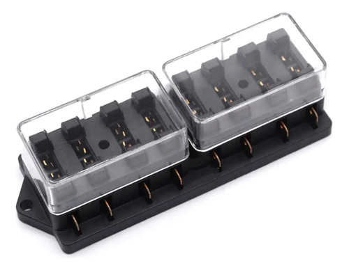 Caixa Porta Fusivel Lamina 8 Vias Universal Para Adaptação