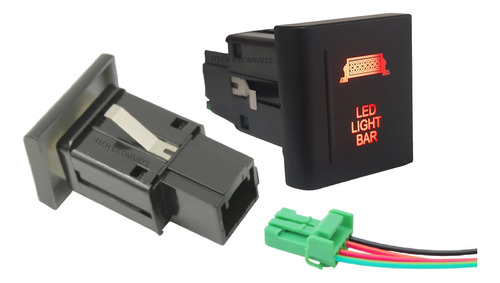 Botao Amarok Barra De Led Console Central Lado Esquerdo