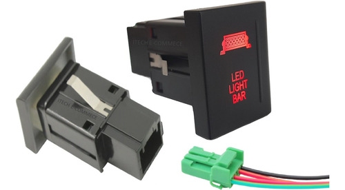 Botao Amarok Barra De Led Console Central Lado Direito
