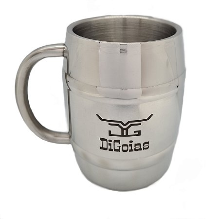 Caneca Chopp Inox DiGoias 420ml