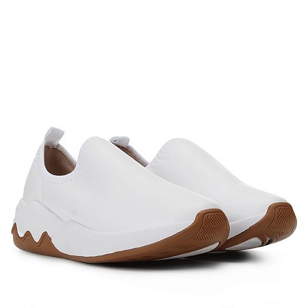 tenis feminino branco sem cadarço