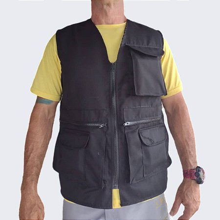 Colete Brim leve - 5 bolsos