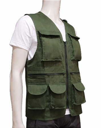 Coletes Brim leve 100% Algodão 08 bolsos