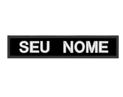 Tarja Removível Personalizada com Nome