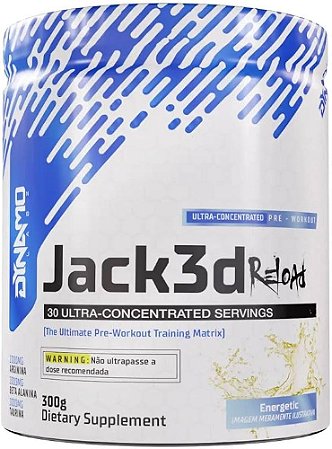 Pré Treino Jack3d Reload 300g Dynamo Labz Energético + Galão 1 Litro