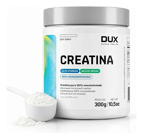 Creatina Dux 300g Alta Pureza Sem Sabor