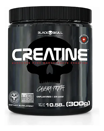 Creatina Monohidratada Black Skull 300g