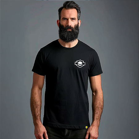 Camiseta Skull Emblem Minimal