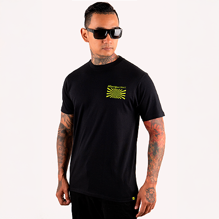 Camiseta Neon Burst Minimal