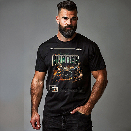 Camiseta Motorcycle Hunter Urban Classic