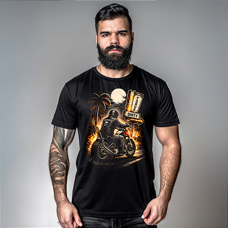 Camiseta Motorcycle Torque Dirty Night Ride