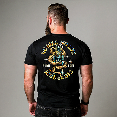 Camiseta Motorcycle No Bike No Life