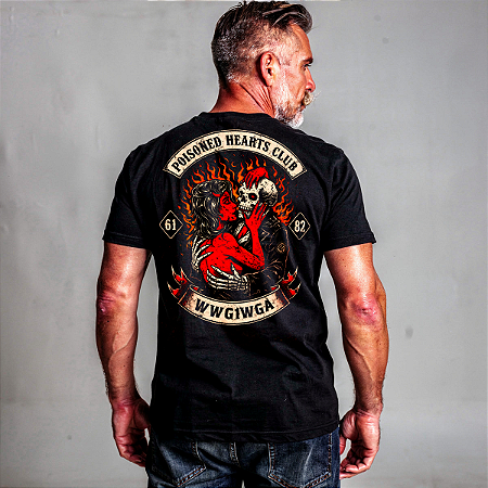 Camiseta Motorcycle Poisoned Hearts Club