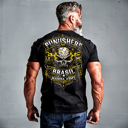 Camiseta Motorcycle Caveira Elétrica