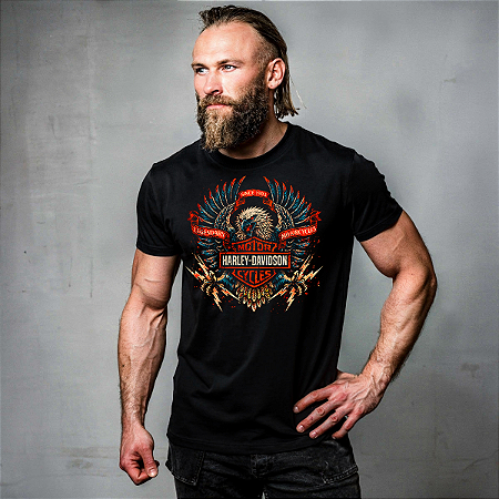 Camiseta Motorcycle Águia Lendária