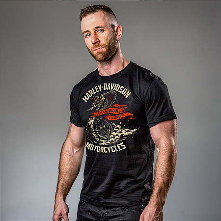 Camiseta Motorcycle Águia Sobre Rodas