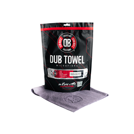 Dub Towel Microfibra 350 GSM Cinza 40x40 - Dub Boyz