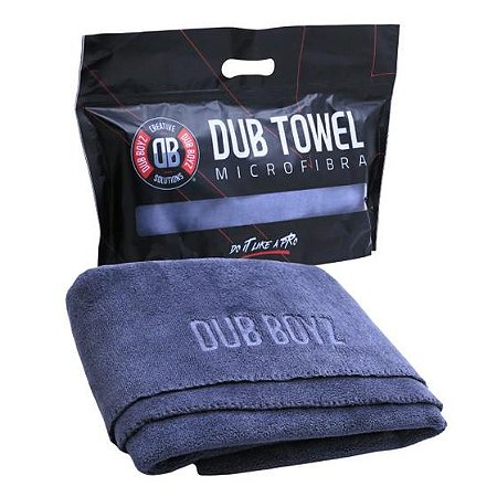 Dub Towel Microfibra 400 GSM Cinza 60x120 - Dub Boyz