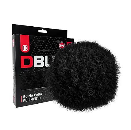 D Buff Boina de Lã Natural Preta Corte Pesado 5" - Dub Boyz