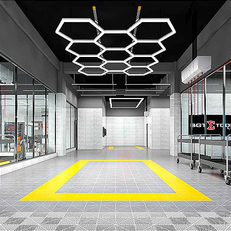 Iluminação LED Hexagonal 11 Células - Sigma Tools