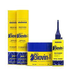 Glatten Professional Biovin A - Kit de Crescimento Biotina + Vitamina A Completo 300ml