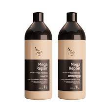 KIT MEGA REPAIR - SHAMPOO 1L + CONDICIONADOR 1L - ZAP COSMÉTICOS