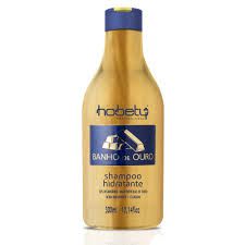Shampoo Banho de Ouro Hobety Hidratante 300ml