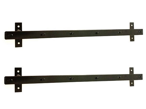 Suporte De Varal Frontal Fixo 60cm Preto 1 Par