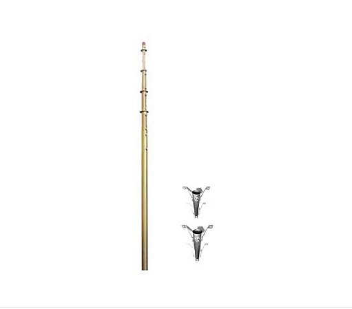Torre Telescópica Para Antenas Com Suporte Cavalete(15mts)