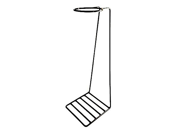 Suporte Aramado Médio 32cm P/coador De Café Reforçado Preto