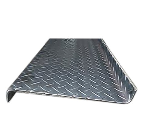 Degrau 70x25cm Em Z Chapa Xadrez 1/8 (3.175mm)aço Carbono