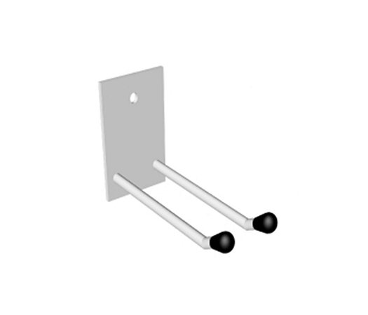 Suporte Para Vassouras E Rodo 7cm Branco- 1Peça