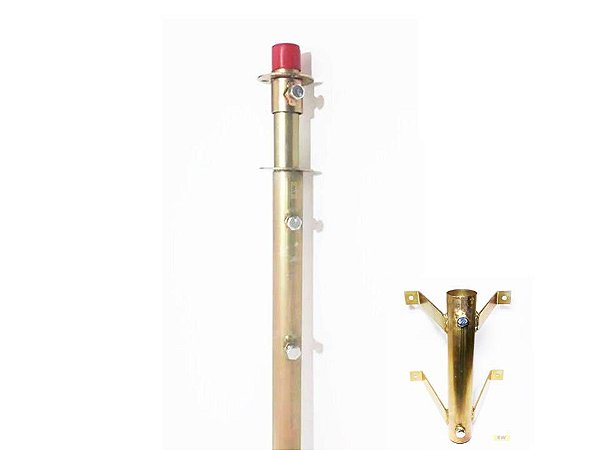 Torre Telescópica Para Antenas Com Suporte Cavalete-6 Metros
