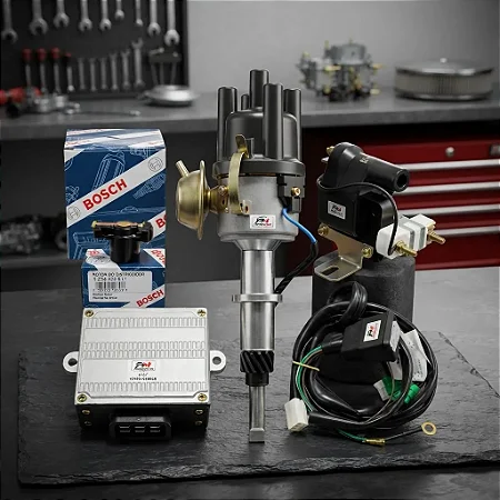 Kit Ignição Opala 4cc Com Tampa + Rotor Bosch Completo