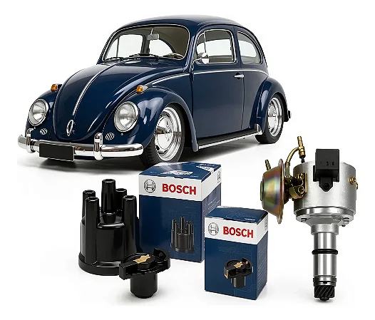 Distribuidor Fusca - Kombi Sensor Hall + Tampa E Rotor Bosch