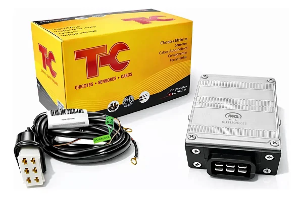 Kit Chicote E Modulo Ignição Opala Fusca Jeep 6 Pinos Novo