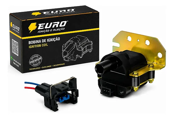 Bobina Ignição + Conector Gol Mi Parati Santana 2pinos Euro