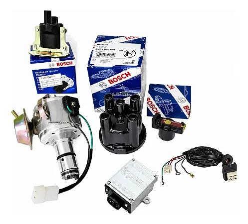 Kit Bosch Ignição Eletrônica Vw Fusca Brasilia Kombi Aranha