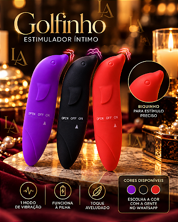 Golfinho Vibrador à Pilha