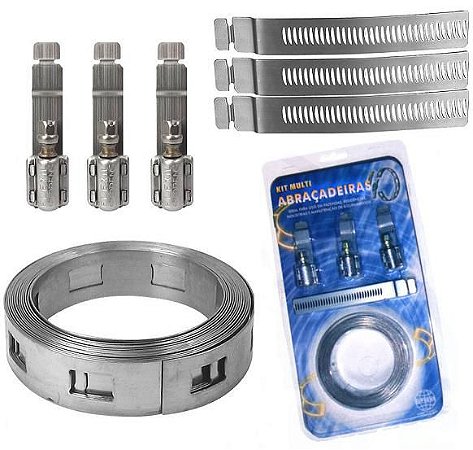 KIT DE ABRAÇADEIRA SUPRENS AÇO CARBONO