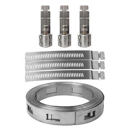 KIT DE ABRAÇADEIRA SUPRENS AÇO INOX
