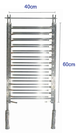 GRELHA ALUMINIO P/PEIXE