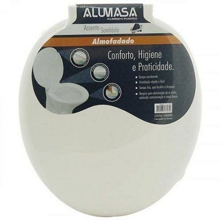 ASSENTO ALMOFADADO ALUMASA BRANCO
