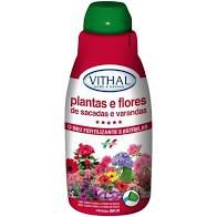 FERTILIZANTE VITHAL PLANTAS E FLORES DE SACADAS E VARANDAS 250ML
