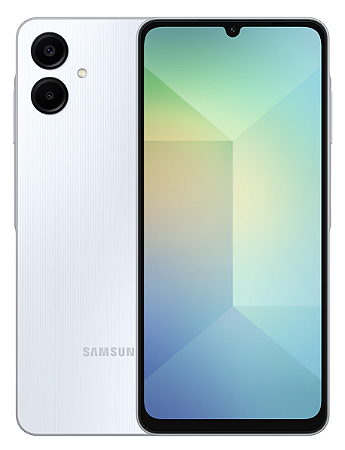 Smartphone Samsung Galaxy A06 Branco 4G 128GB 4GB RAM Tela 6,7" Processador Octa-Core, Câmera Traseira de 50MP e Selfie de 8MP