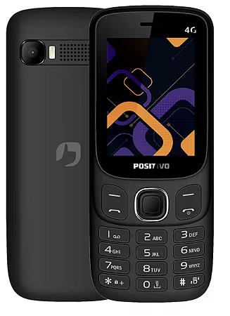 Celular Positivo P41 Dual Chip 4G Tela de 2.4” com Rádio FM - Preto