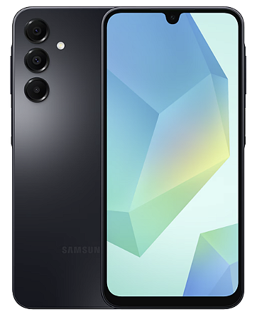 Smartphone Samsung Galaxy A16, 128GB, 4GB RAM, Câmera de até 50MP, Tela 6.7", NFC, IP54, Bateria 5000 mAh e Processador Helio G99 - Preto