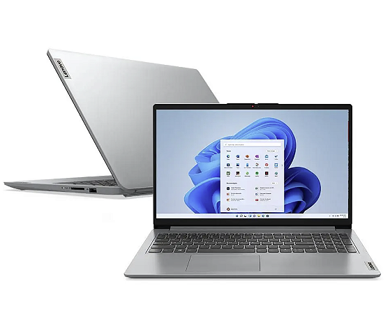 Notebook Lenovo IdeaPad 1 15AMN7 AMD Ryzen 3 7320U 8GB 256GB SSD Windows 11 15.6" - 82X5000MBR Cloud Grey